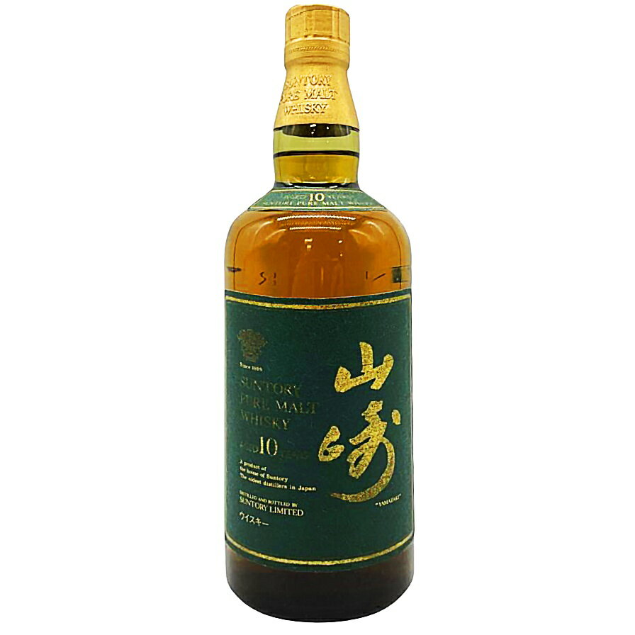 【未開栓】【東京都限定】サントリー 山崎 10年 ピュアモルト グリーンラベル 700ml 40% SUNTORY PURE MALT 【C4】【中古】