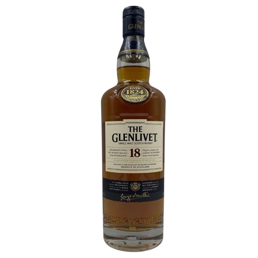 【未開栓】ザ グレンリベット18年 シングルモルト 700ml 40% THE GLENLIVET 【S4】【中古】