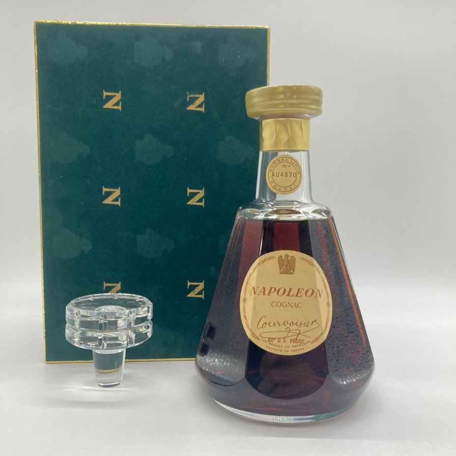 【未開栓】クルボアジェ ナポレオン バカラボトル 700ml 40％ COURVOISIER NAPOLEON 【J4】【中古】