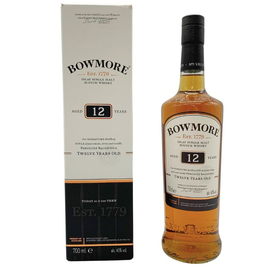 【未開栓】ボウモア 12年 700ml 40％ BOWMORE 【B2】【中古】