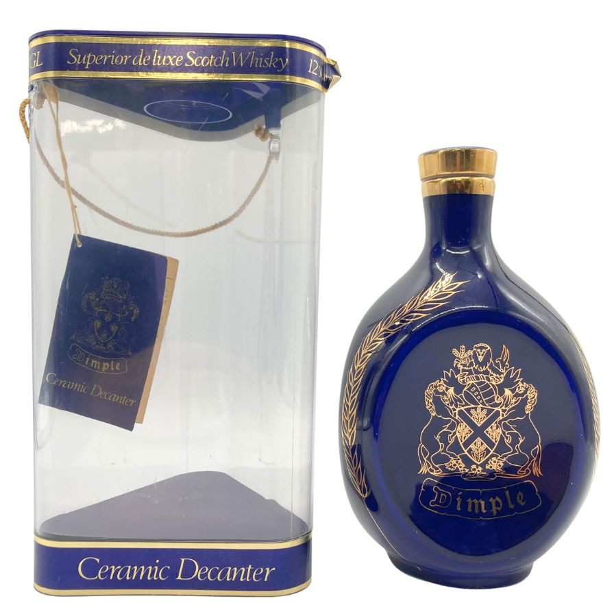 【未開栓】ディンプル スペリオール デラックス ブルー 陶器ボトル 750ml 43% DIMPLE Superior de luxe 1273g【S4】【中古】販売済み