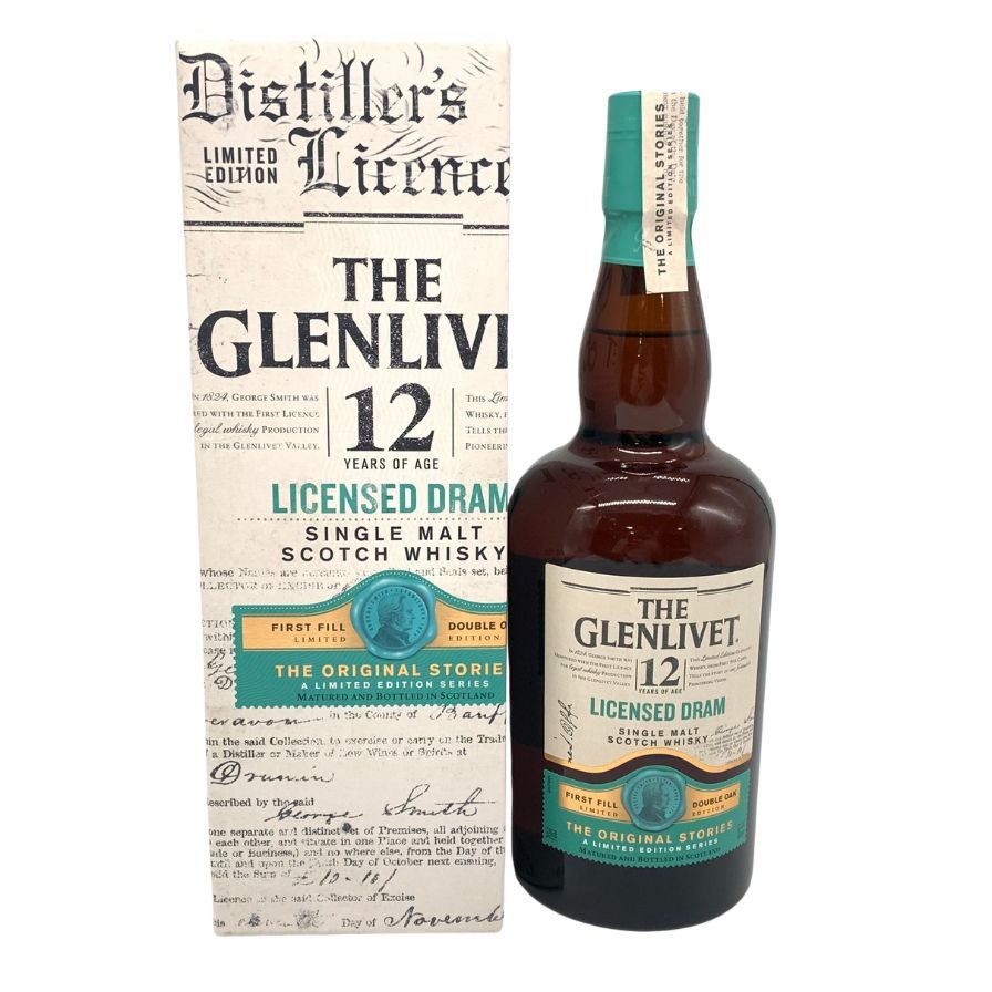 【未開栓】グレンリベット 12年 ライセンスド ドラム 700ml THE GLENLIVET LICENSED DRAM 【Q2】スコッチウイスキー【中古】販売済みのサムネイル