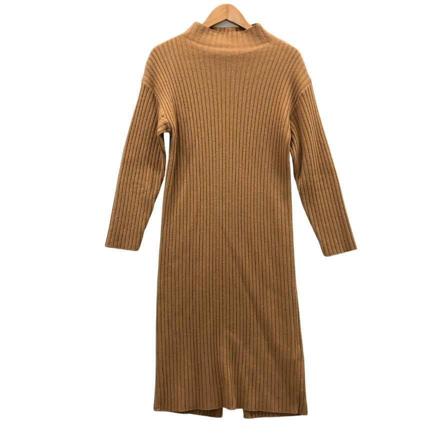 バーニーズ ニューヨーク ニット ワンピース ウール サイズ38 ブラウン レディース BARNEYS NEWYORK 【AFB22】【中古】