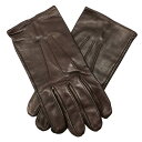 メローラ レザーグローブ ラム シルクライニング サイズ7.5 メンズ ブラウン MAROLA【AFI12】【中古】