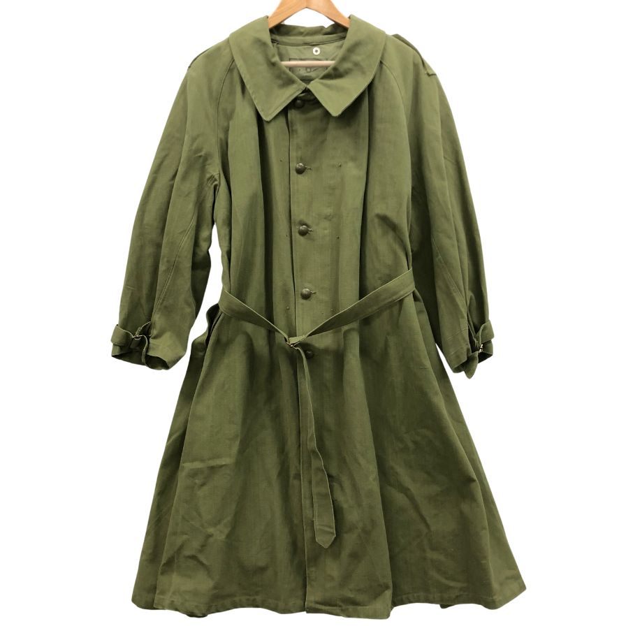 フランス軍 Mー35 モーターサイクルコート フレンチアーミー 50s カーキ メンズ サイズ表記なし FRENCH ARMY【AFA19】【中古】