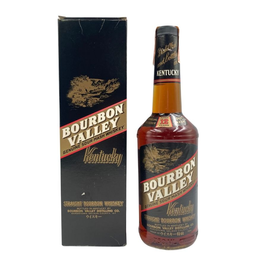 【未開栓】バーボン バレー 12年 特級 バーボン ウイスキー ケンタッキー 750ml 50.5% BOURBON VALLEY バーボン【U1】【中古】