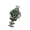 【同梱不可】ロレックス 腕時計 デイトナ 116520 ブラックダイヤル 自動巻き シルバー メンズ ROLEX DAYTONA【KIN】【中古】