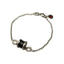 ブルガリブレスレット ビーゼロワン セーブザチルドレン シルバー 925×セラミック レディース BVLGARI B-ZERO1【AFI6】【中古】