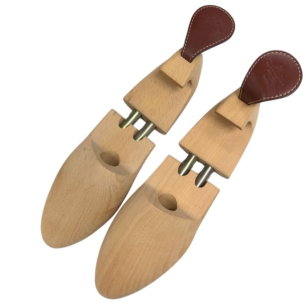 ラ コルドヌリ アングレーズ シューツリー 木製 レザーフラップ付 メンズ サイズ38 LA CORDONNERIE ANGLAISE 約26.5cm【AFC4...