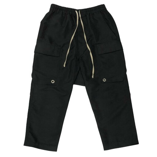リックオウエンス クロップ ド カーゴパンツ 21SS RU21S6385-TS サイズ46 ブラック メンズ Rick Owens 【AFB50】【中古】 リックオウエンス クロップ ド カーゴパンツ 21SS RU21S6385-TS サイズ46 ブラック メンズ Rick Owens 【AFB50】【中古】