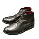 パラブーツ レーズアップブーツ プレーントゥ カーフ サイズ7.5 メンズ ブラック PARABOOT ブーツ 約26.0cm【LA】【中古】
