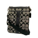 コーチ ショルダーバッグ F06016 シグネイチャー キャンバス ベージュ COACH【AFE11】【中古】