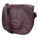 ロンシャン レザー ショルダーバッグ オールドロンシャン レディース バイオレット LONGCHAMP【AFE1】【中古】(4)