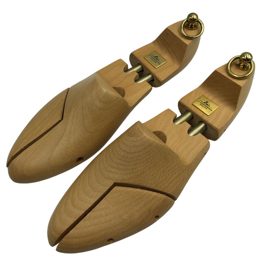 ラ コルドヌリ アングレーズ シューツリー 木製 ブラウン メンズ サイズ44 LA CORDONNERIE ANGLAISE 約28.5cm【AFC42】【中...