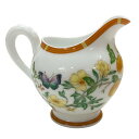 エルメス シエスタ ミルクポット 花柄 ホワイト HERMES【AFI28】【中古】