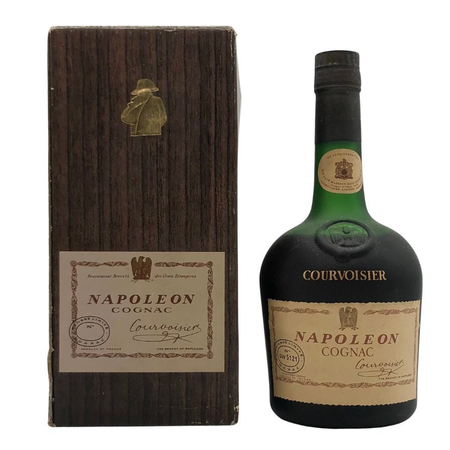 【未開栓】クルボアジェ ナポレオン グリーンボトル 700ml 40% COURVOISIER NAPOLEON コニャック【T】【中古】