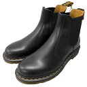 ドクターマーチン サイドゴアブーツ 2976 チェルシー レザー ブラック メンズ サイズUK7 Dr.MARTENS 約25.5cm【AFD2】【中古】