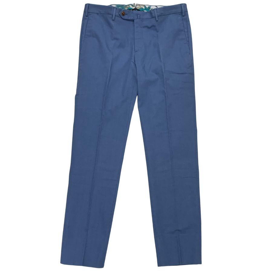 ピーティーゼロウーノ チノパンツ スラックス FLAIR カラー コネクション メンズ サイズ 50 ブルー PT0..