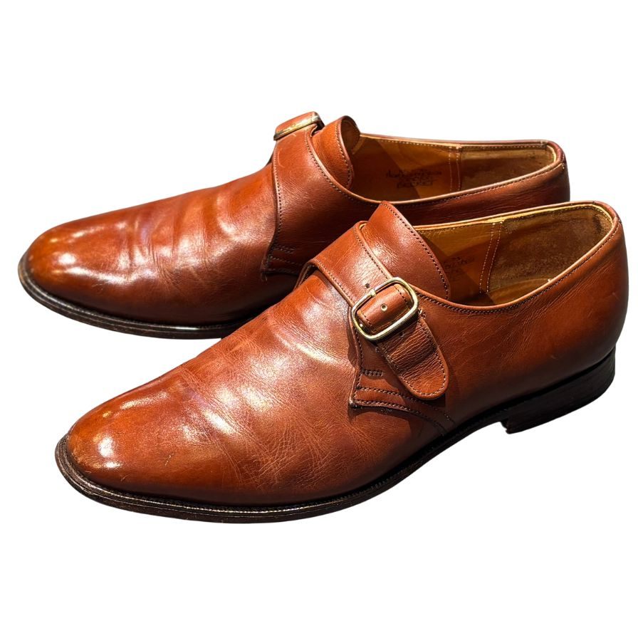 【美品】church's チャーチ シングルモンクストラップシューズ 75F 楽天市場】チャーチ 中古(チップデザイン(靴)モンク