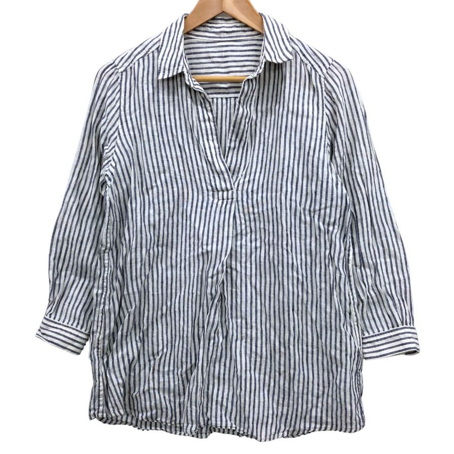 【中古】フレンチリネンプルオーバー...