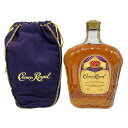 【未開栓】【東京都限定】クラウン ローヤル カナディアン ウイスキー 1000ml 40% CROWN ROYAL FINE DE LUXE ウィスキー【D1】【中古】
