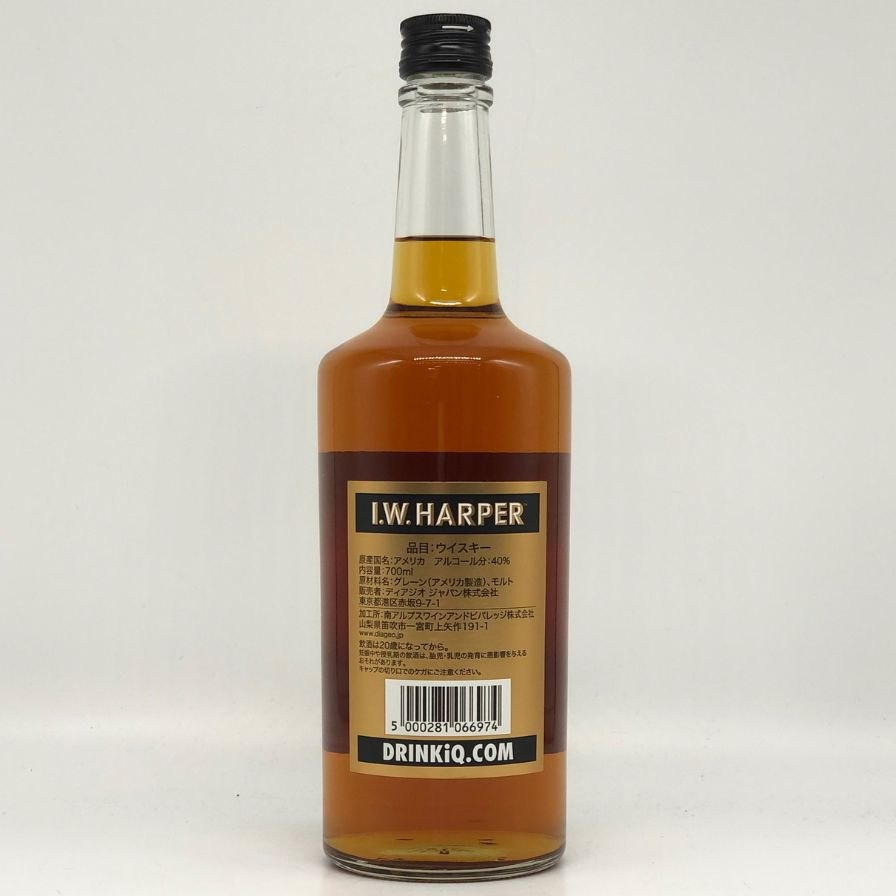 【未開栓】IW ハーパー ゴールドメダル 700ml 40% I.W. HARPER GOLD MEDAL バーボン【K4】【中古】