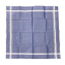 エルメス ハンカチ コットン100% ブルー系 レディース HERMES【AFI13】【中古】