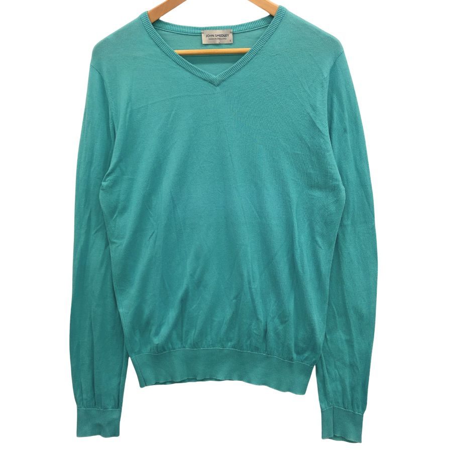 Rakuten - ジョンスメドレー ニット ロングスリーブニット Vネック ブルー系 メンズ サイズS JOHN SMEDLEY【AFB14】【中古】