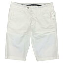 クルチアーニ ハーフパンツ 短パン イタリア製 メンズ サイズ35 ホワイト cruciani 【AFB9】【中古】