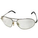 ドルチェ&ガッバーナ 眼鏡 ウェリントン型 シルバー レディース DG488S D87 61□14 130 DOLCE&GABBANA【AFI18-2】【中古】