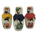【未開栓】花の舞酒造 浮世絵 壺ボトル 徳利 180ml 15% 日本酒- 純米酒【L4】【中古】
