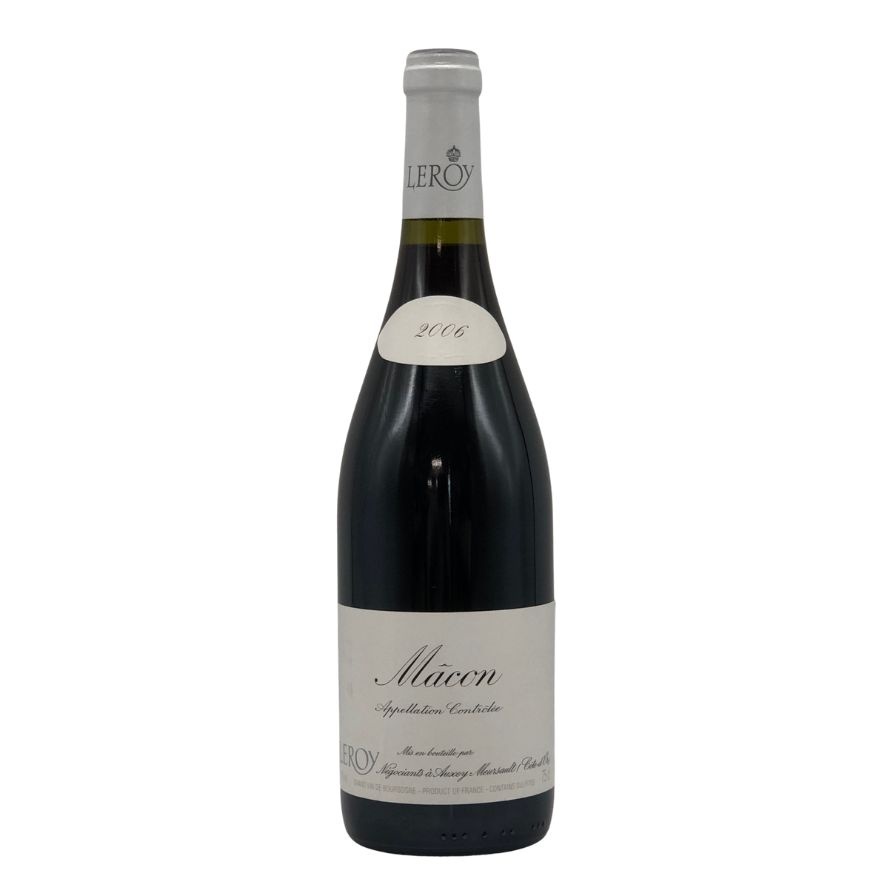 【未開栓】メゾン ルロワ マコン ルージュ 2006 750ml 12% Maison Leroy Macon Rouge ブルゴーニュワイン【V1】【中古】