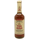 【未開栓】ハイラム ウォーカー テン ハイ 40% 750ml HIRAM WALKER'S TEN HIGH バーボン【C4】【中古】