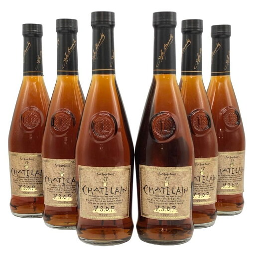 【未開栓】キリンシーグラム シャトランL VSOP 660m 40% CHATELAIN 6本セット コニャック【H1】【中古】 【未開栓】キリンシーグラム シャトランL VSOP 660m 40% CHATELAIN 6本セット コニャック【H1】【中古】