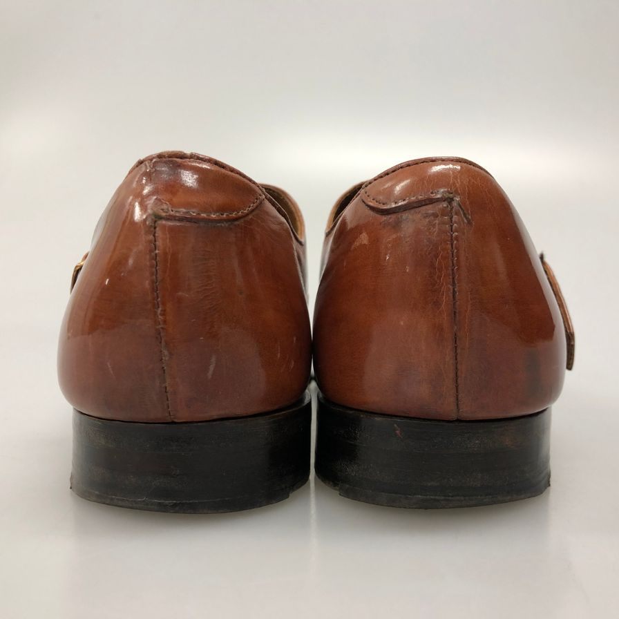 チーニー シングルモンク ブラウン UK7 メンズ CHEANEY 約25.5cm【AFC4】【中古】