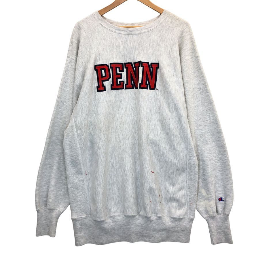 Rakuten - チャンピオン リバースウィーブ 90S スウェット PENN グレー メンズ サイズXXL Champion REVERSE WEAVE【AFB38】【中古】