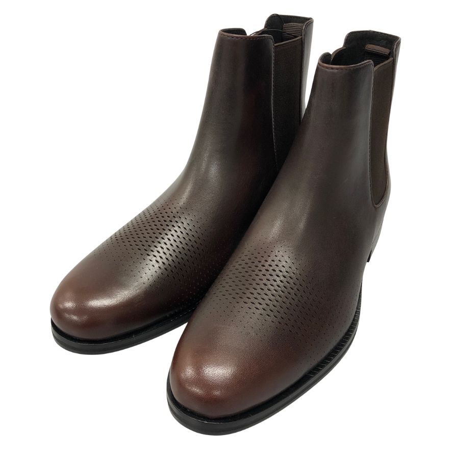 コールハーン レザーシューズ C38376 ワシントングランド レーザーチェルシーブーツ サイズ7 ブラウン ..