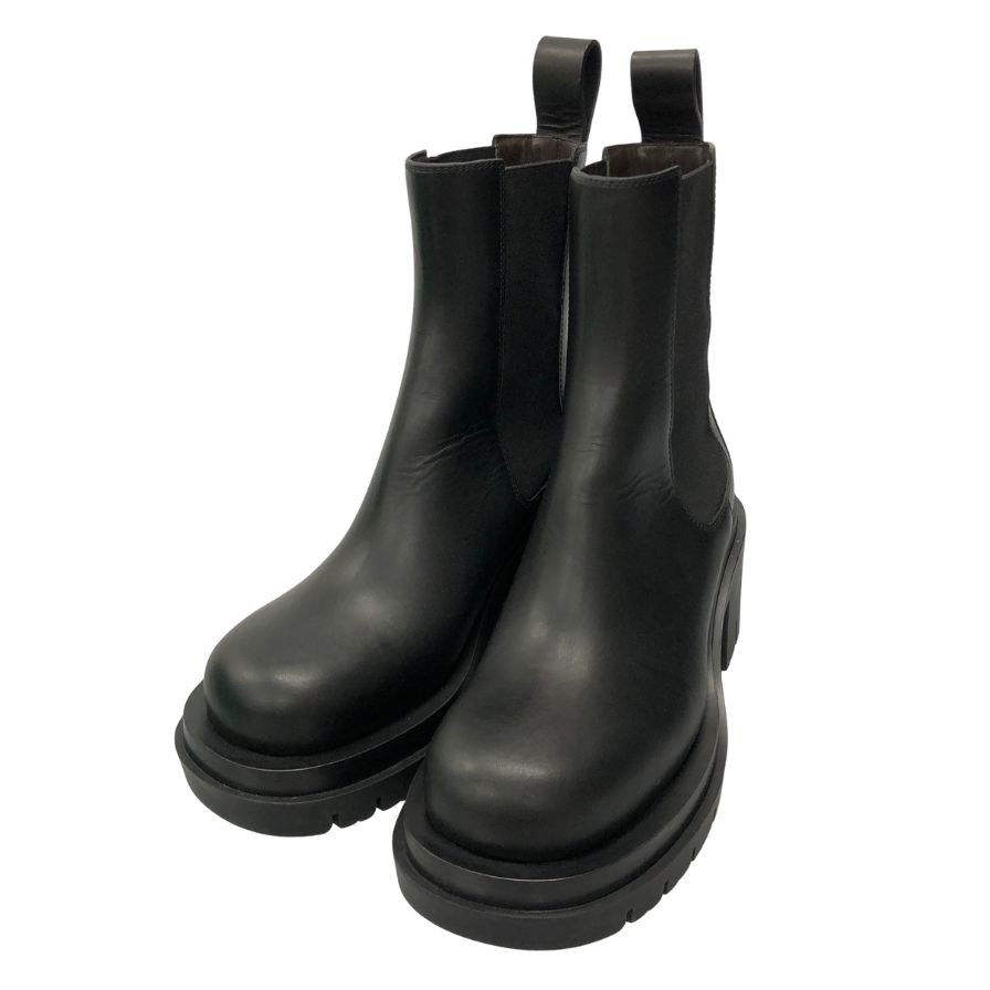 ボッテガヴェネタ ブーツ アンクルブーツ サイドゴア ブラック サイズ34.5 レディース BOTTEGA VENETA ..