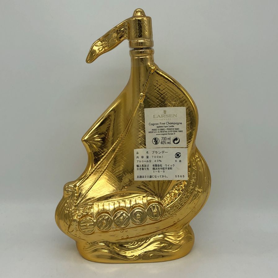 【未開栓】ラーセン バイキング シップ ゴールド 700ml 40% LARSEN 1345g コニャック【F1】【中古】