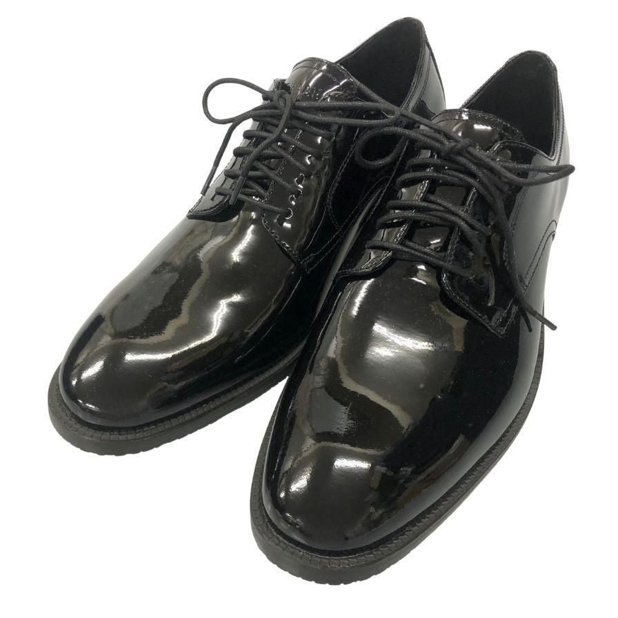 コールハーン パテントレザー プレーントゥ C38447 メンズ サイズ25cm ブラック COLE HAAN 約25.0cm【A..