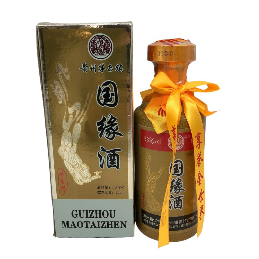 【未開栓】茅台酒 国縁酒 2015 500ml 53% maotaisyu 942g 中国酒【D4】【中古】