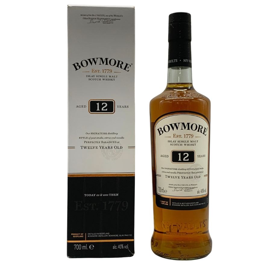 【未開栓】ボウモア 12年 700ml 40% BOWMORE スコッチウイスキー【E3】【中古】