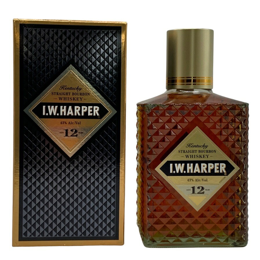【未開栓】I.W. ハーパー 12年 700ml 43% IW HARPER バーボン【D2】【中古】