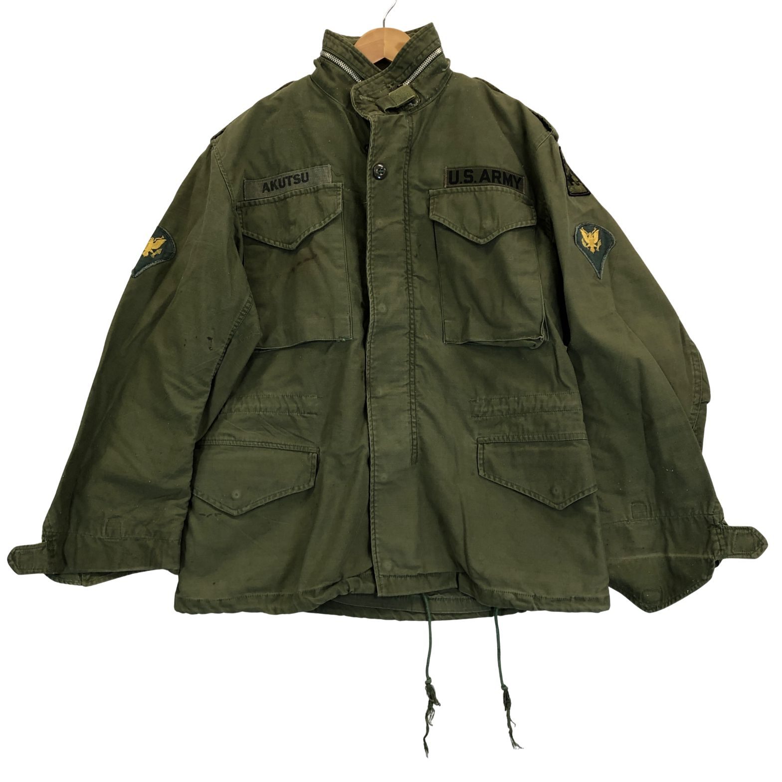 Rakuten - M-65 U.S ARMY 米軍支給 ミリタリージャケット 67~71年生産 セカンドモデル アルミジップ サイズS【AFA10】【中古】