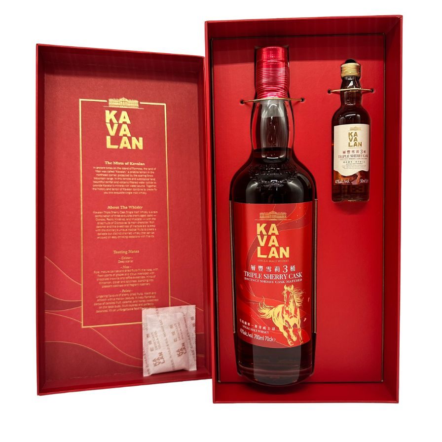 ��̤����ۥ�������� �ȥ�ץ륷���꡼������ 2026 ��ǯ ���̸����� 700ml 40% KAVALAN TRIPLE SHERRY CASK ������������...