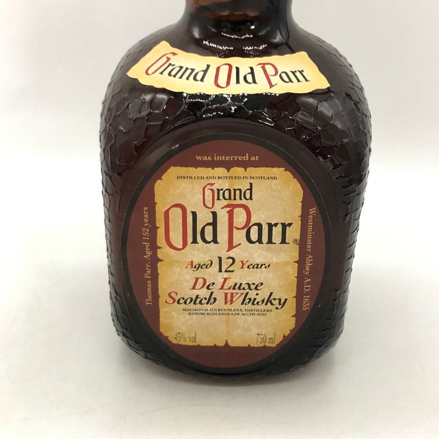 ��̤����ۥ����� ������ɥѡ� 12ǯ �ǥ�å��� 750ml 43% Grand Old Parr De Luxe �����å�������������W4�ۡ���š�