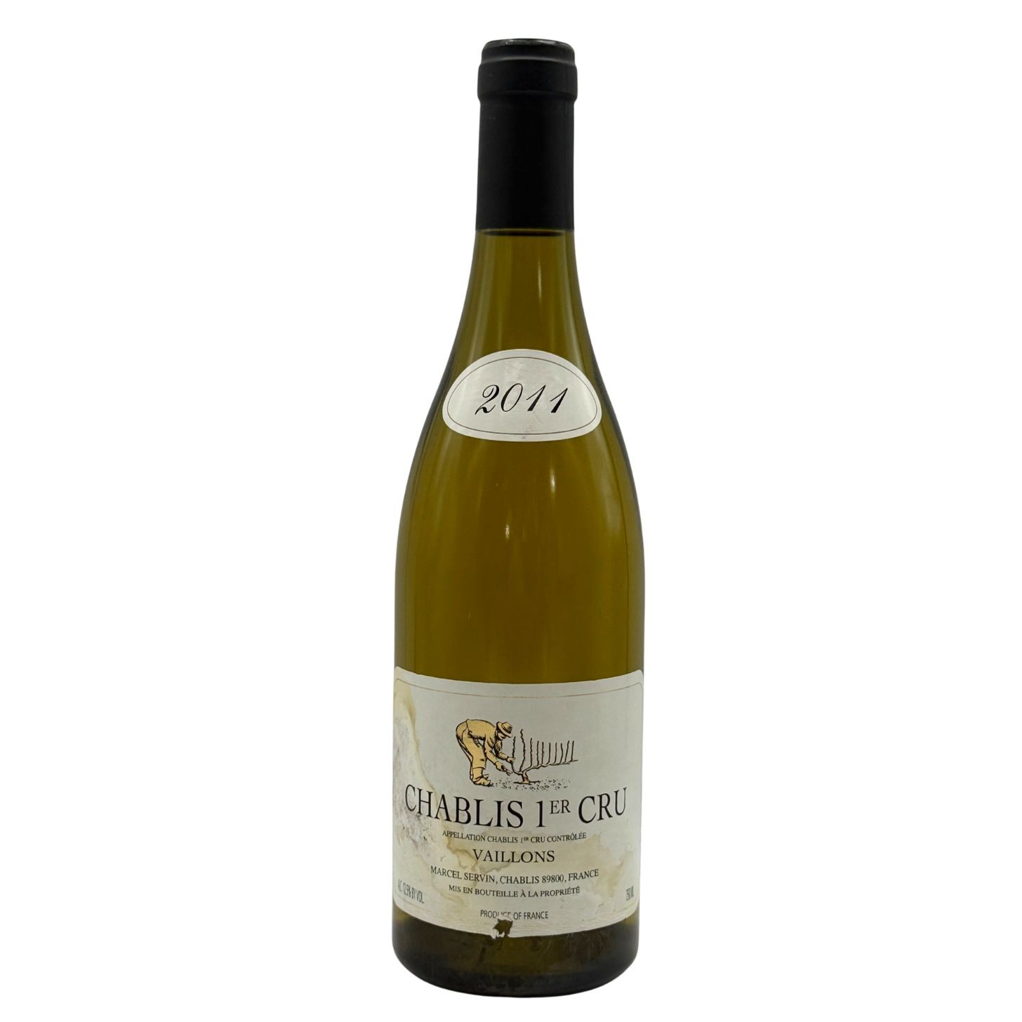 【未開栓】マルセル セルヴァン シャブリ プルミエクリュ ヴァイヨン 2011 750ml 12.5% Marcel Servin Chablis 1er Cru Vaillons 白ワイン【B3】【中古】