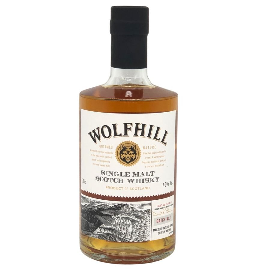 【未開栓】ウルフ ヒル シングルモルト バッチNo.1 700ml 40% WOLF HILL スコッチウイスキー【N0】【中古】