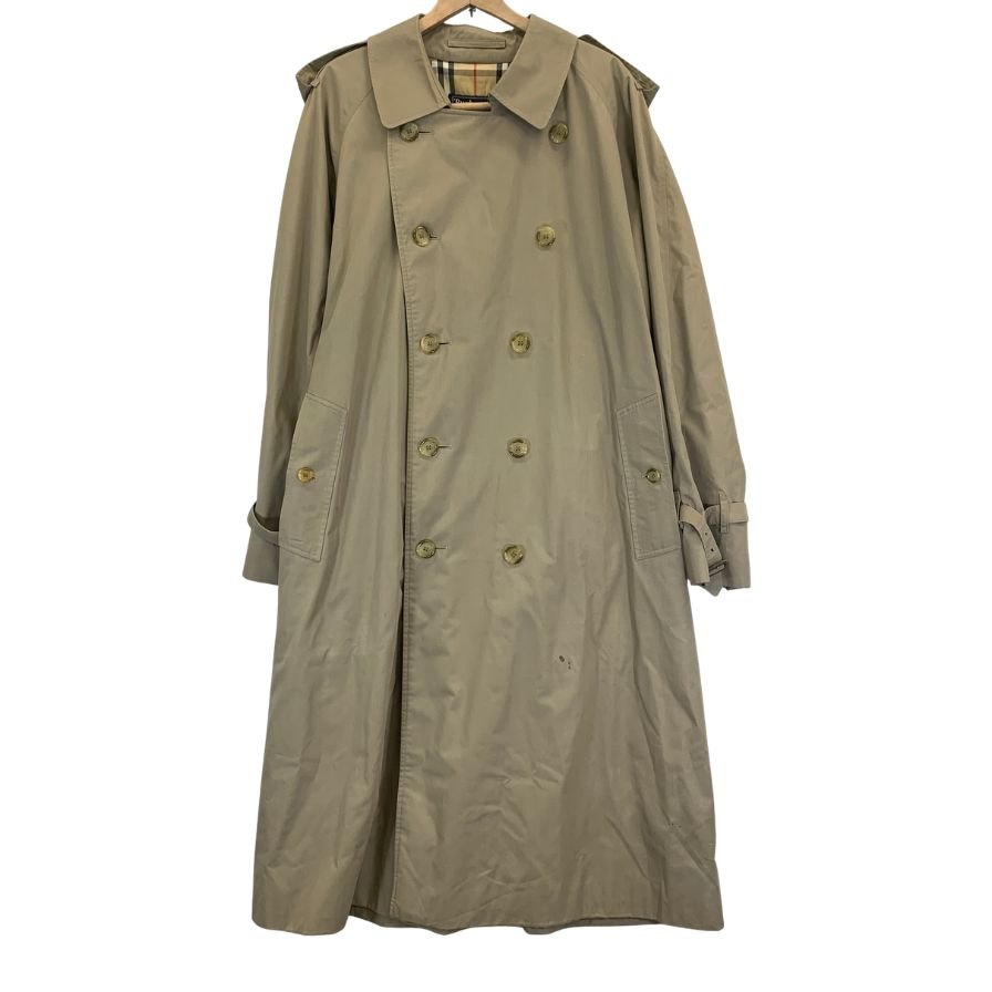 バーバリー トレンチコート 90S 旧タグ イングランド製 ベージュ メンズ サイズ表記なし Burberry【AFA11】【中古】
