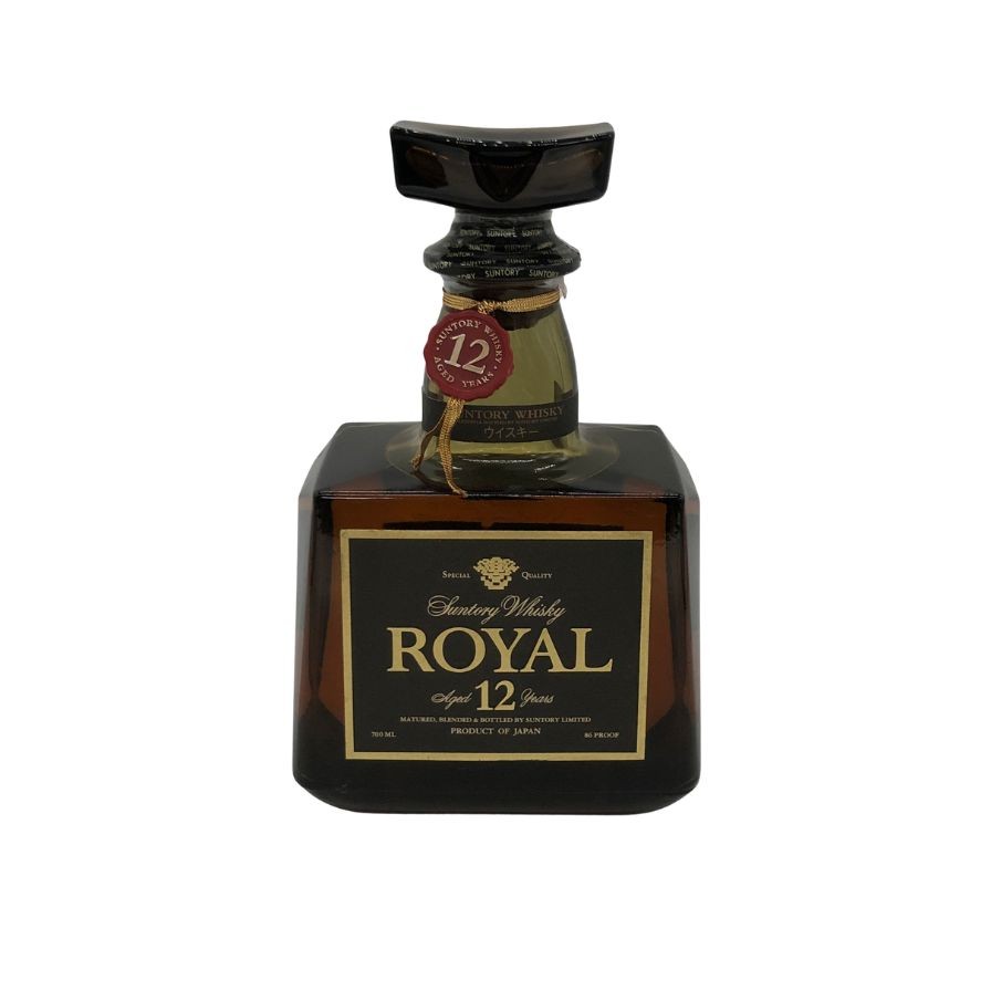 【未開栓】【東京都限定】サントリー ローヤル 12年 ブラックラベル 700ml 43% SUNTORY ROYAL ウィスキー【G4】【中古】